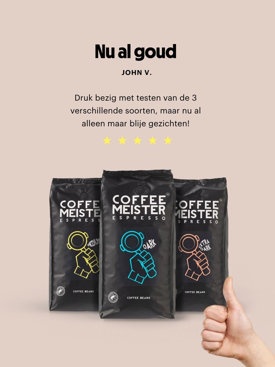 CoffeeMeister Koffiebonen Proefpakket - 3 x 1000g