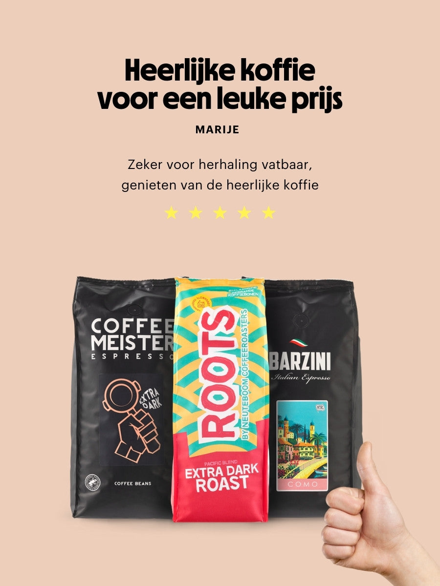 Extra Dark Roast Koffiebonen Proefpakket - 2500g