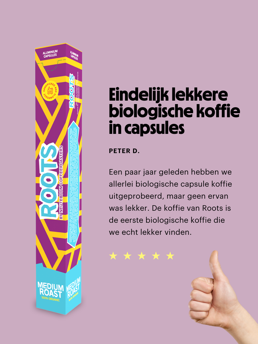 Roots Medium Roast bio - 10 cups