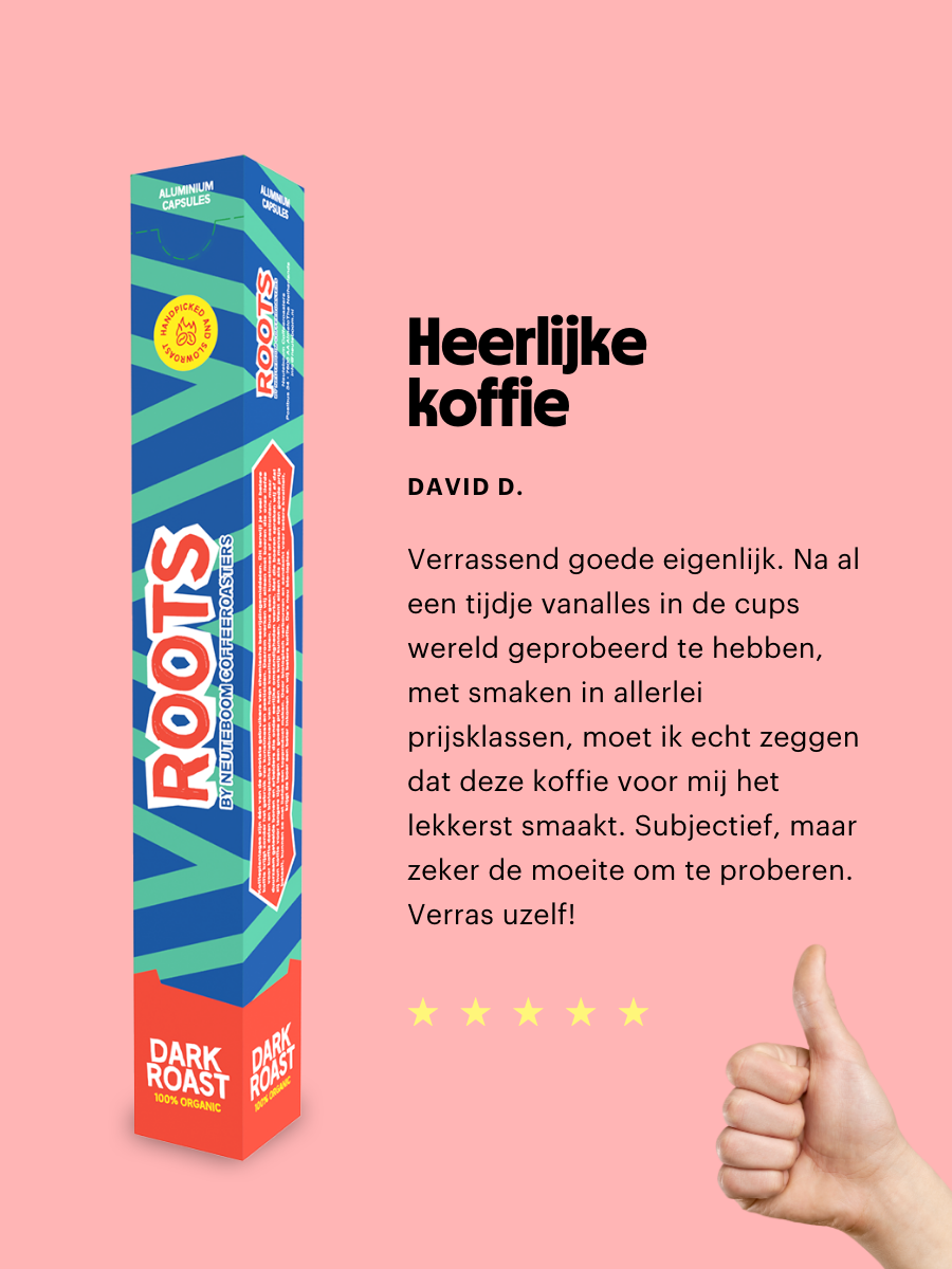 Roots Dark Roast bio - 10 cups