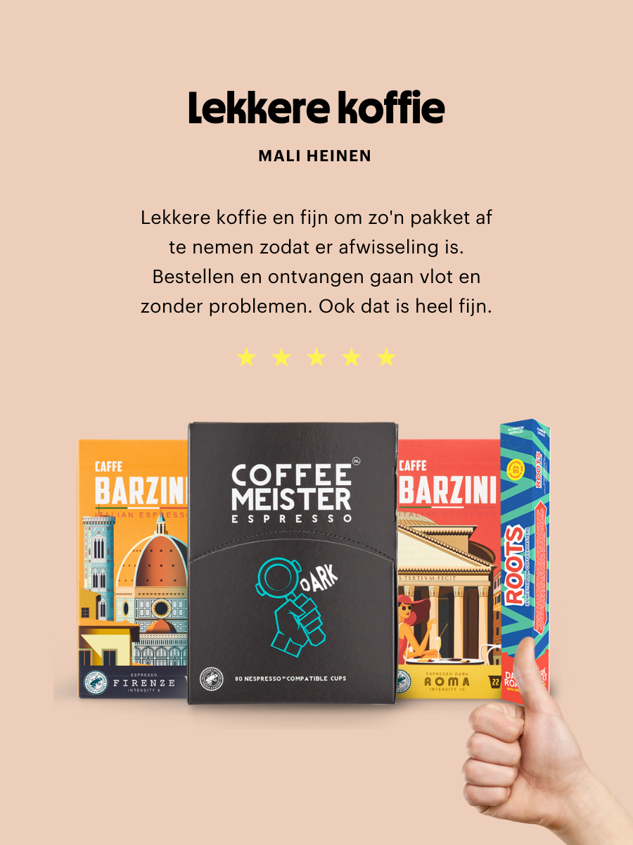 Dark Roast Koffiecups Proefpakket - 134 cups