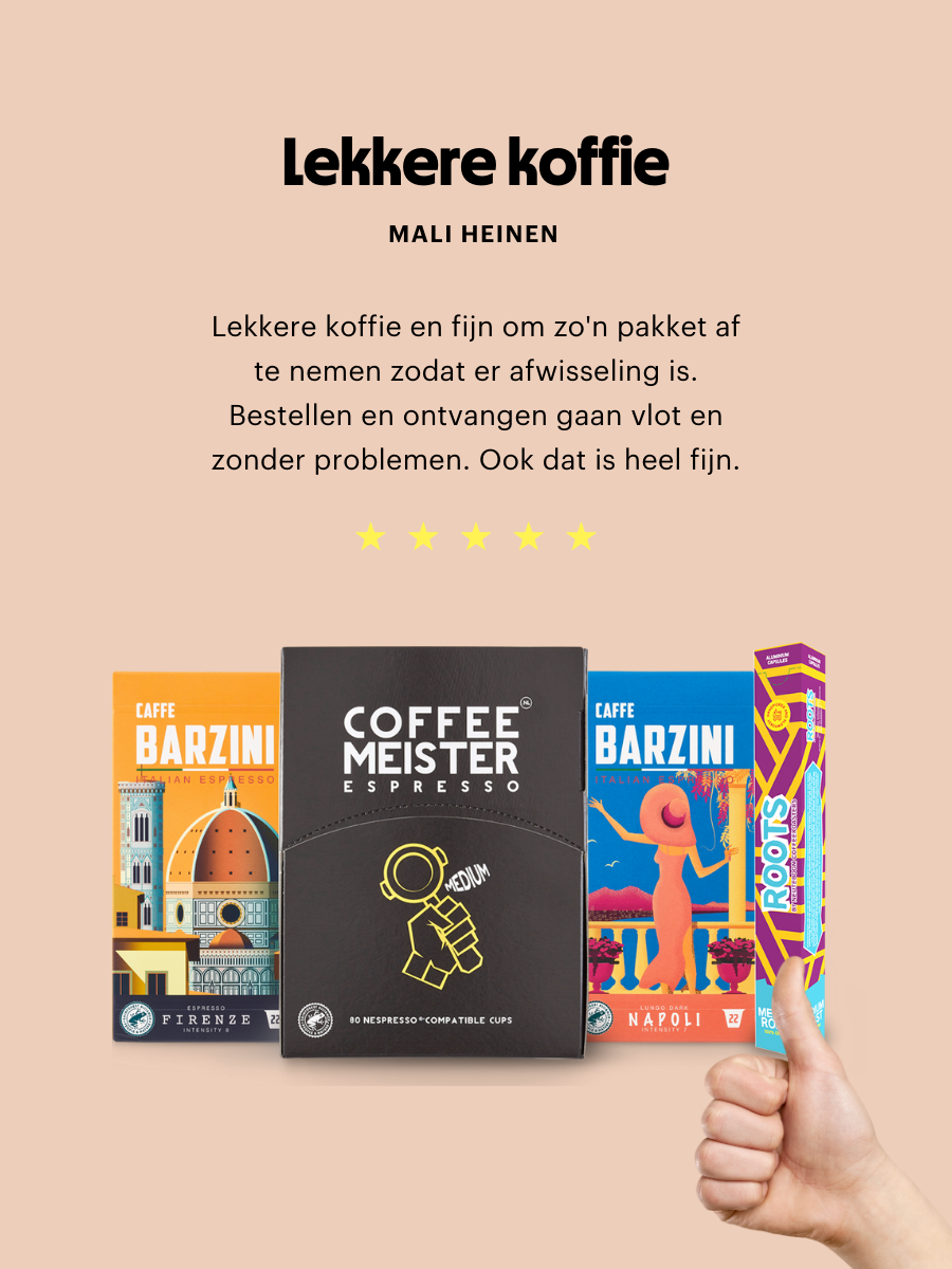 Medium Roast Koffiecups Proefpakket - 134 cups