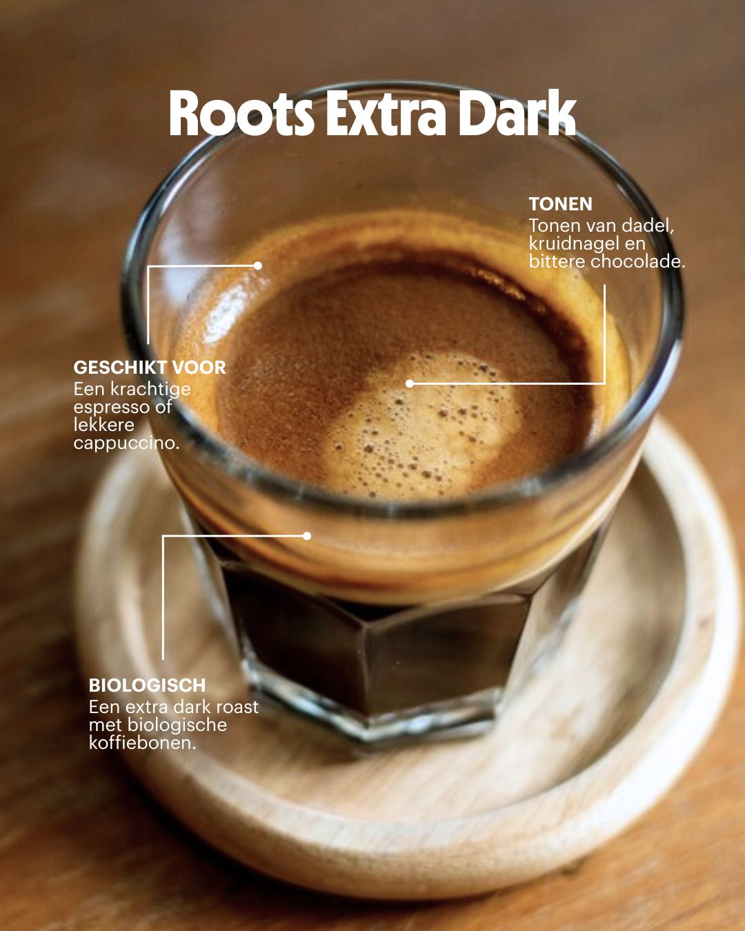 Roots Extra Dark Roast bio - 500g