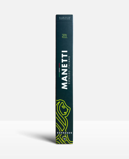 Manetti Espresso Bio - Intens en rijk met noten en cacao - 10 cups